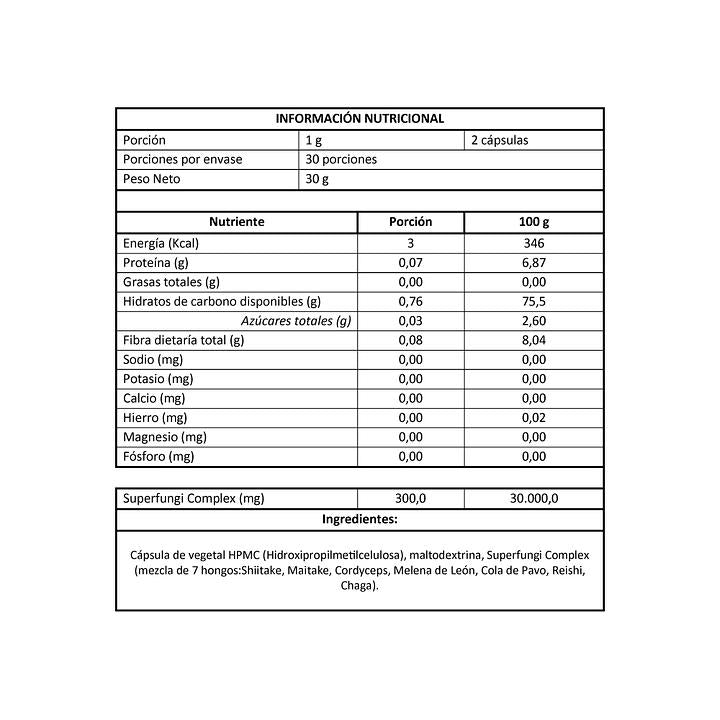Fungi Complex – 7 Hongos Funcionales para Mejorar Tu Salud Natural - Longevita
