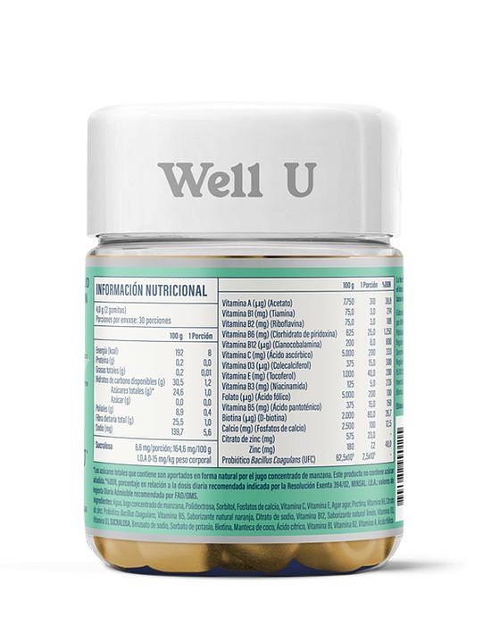 MultiKids – Gomitas con Multivitaminas y Probióticos para Niños - Longevita