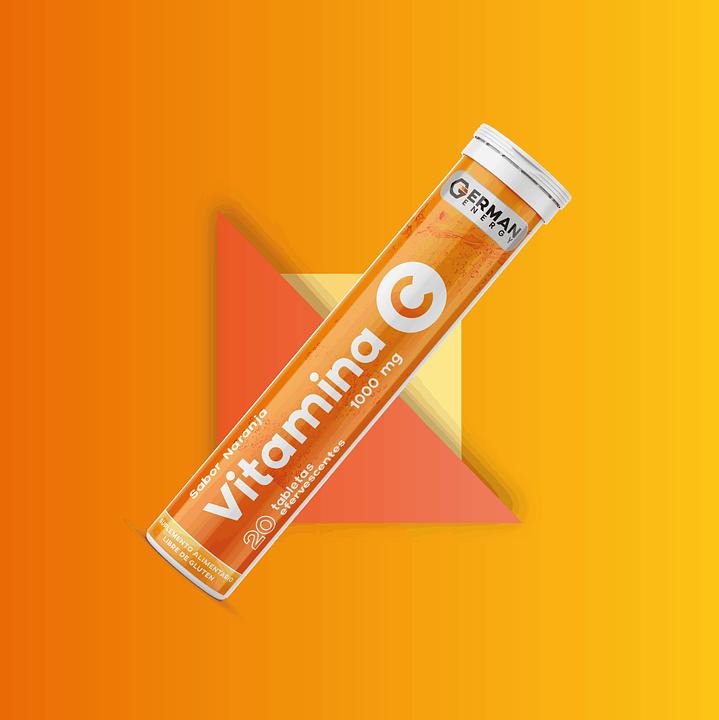 Vitamina C 1000MG Naranja Efervescente - Longevita