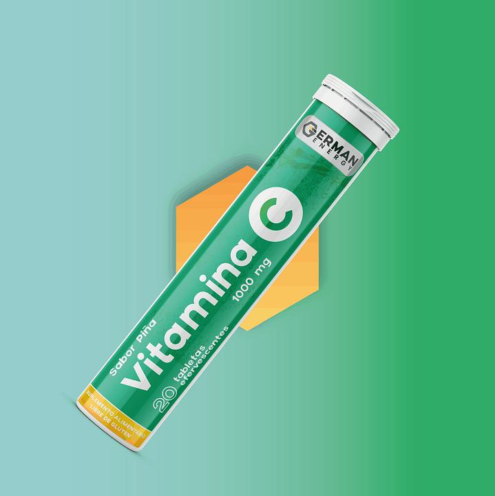 Vitamina C 1000MG Piña Efervescente - Longevita