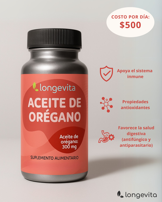 Aceite de Orégano 300 mg – Longevita - Longevita
